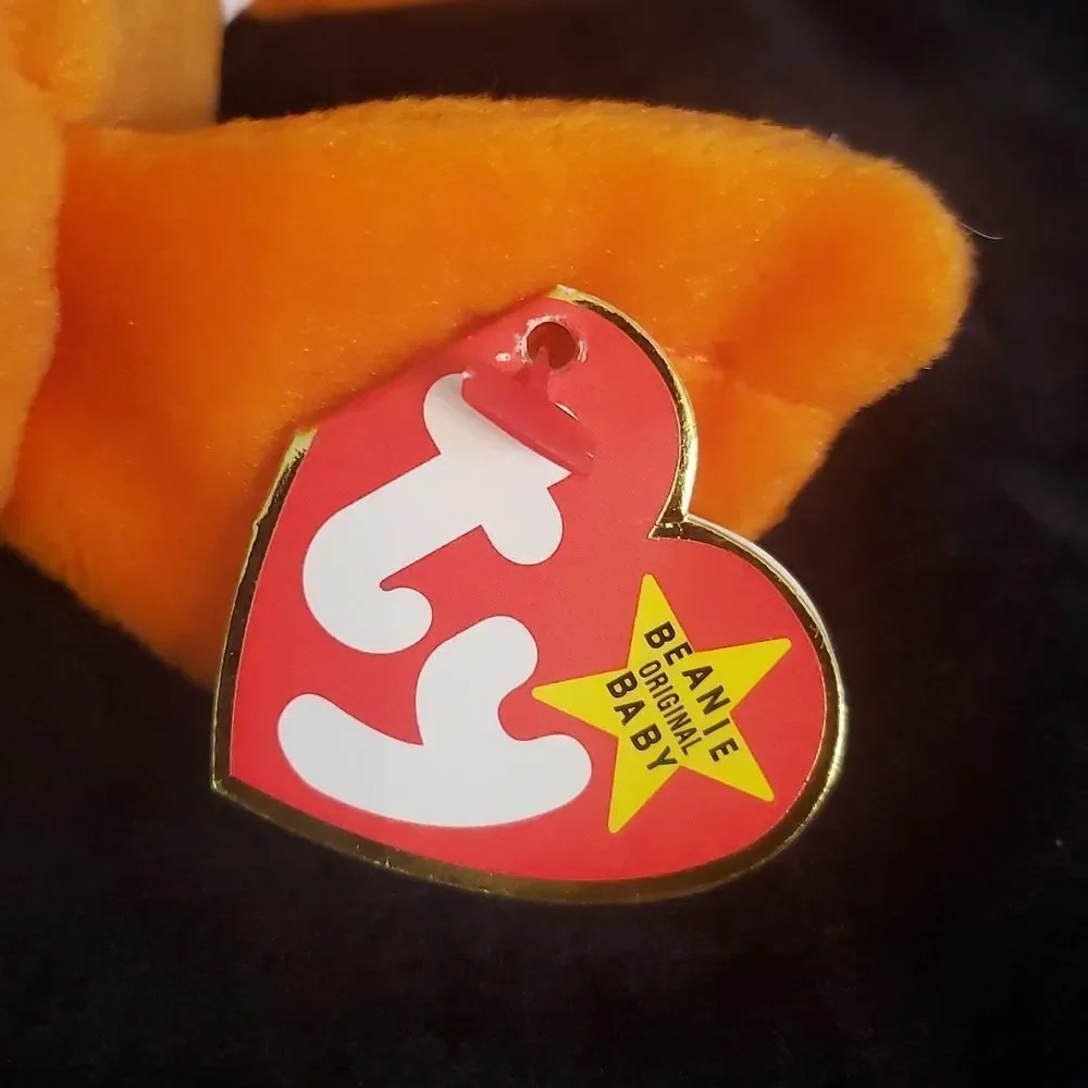 Vintage 1993 Ty Beanie Baby GOLDIE the Goldfish and Teeny Beanie GOLDIE